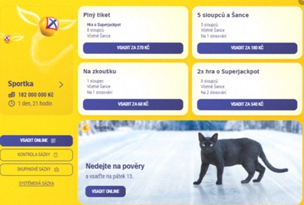 Sportka online živě česká republika