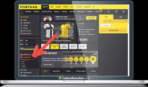 Fortuna kurzové sázení kurzy mobil