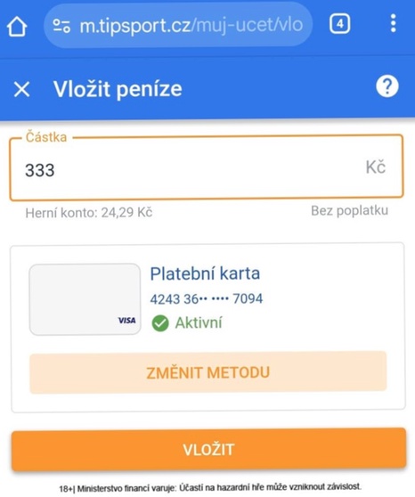 Tipsport cz kurzy zkušenosti česká republika